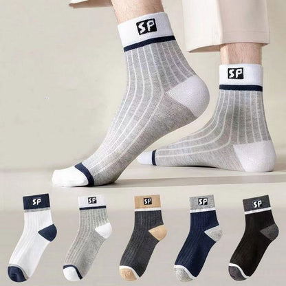 🧦【10 pares】2024 nuevos calcetines desodorantes de algodón absorbentes para el sudor para hombres 3784381