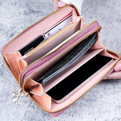 🔥👜2025, la última cartera de moda para mujer de múltiples capas con doble cremallera