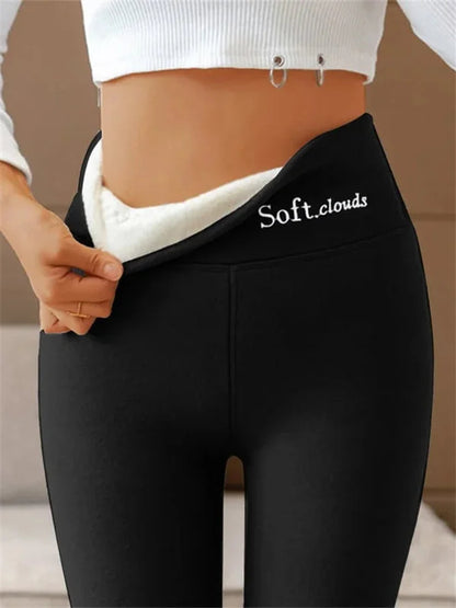 💥Compra 1 y llévate 1 gratis🔥【S–5XL】Leggings térmicos de lana de alta cintura, talla grande, alta elasticidad – ¡imprescindibles para el otoño/invierno 2025!