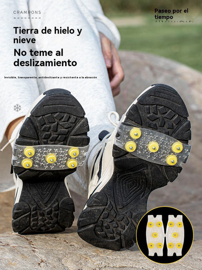 👴🚶🏔️Kup 2, a 2 dostaniesz gratis🔥Niewidoczne, pięciozębowe, antypoślizgowe rękawice rakowe, odpowiednie do chodzenia po śniegu i śniegu zimą