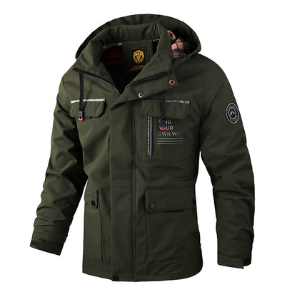 🔥【Mitad de precio otoño/invierno】Abrigo calientito para hombres modelo 2025, antiviento y impermeable