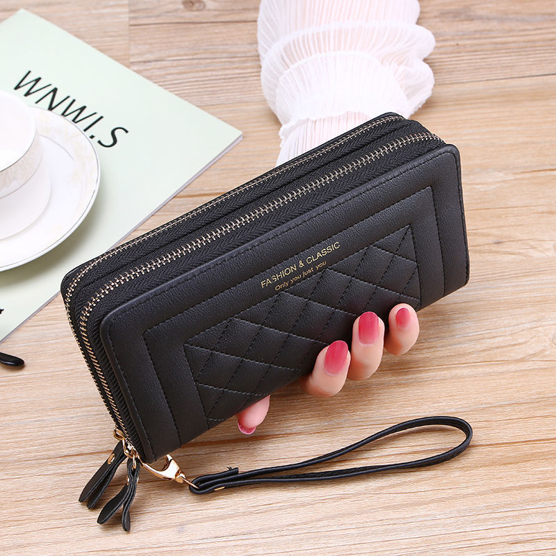 🔥👜2025, la última cartera de moda para mujer de múltiples capas con doble cremallera