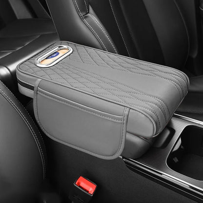 🚗Három az egyben multifunkcionális bőr autós kartámasz doboz