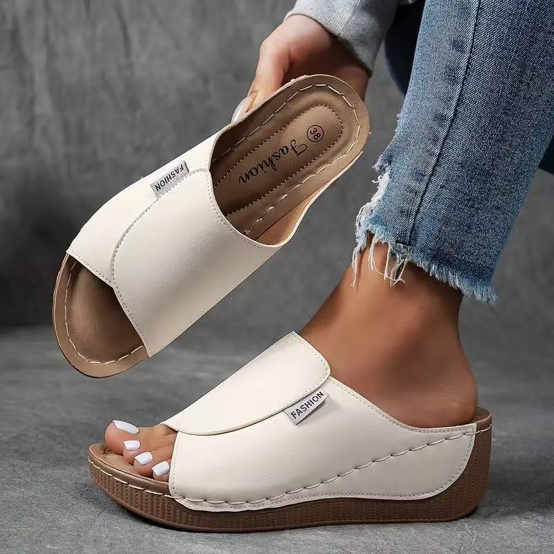 [36-43] Sandalias de cuña con plataforma para mujer