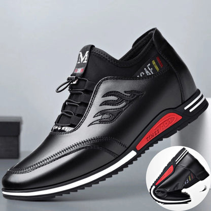 【39-44】2025 nuevos zapatos casuales de cuero para hombres de verano