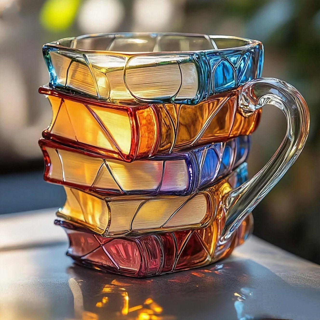 📚3D maľovaný hrnček v tvare knihy