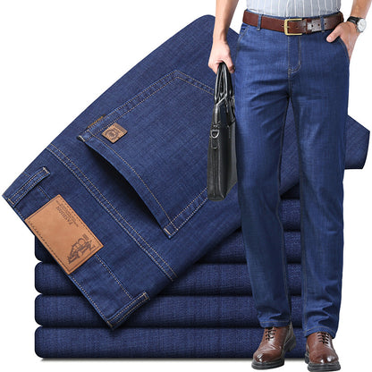 👖👖2025 Vaqueros versátiles, informales y sencillos para hombre de talla grande