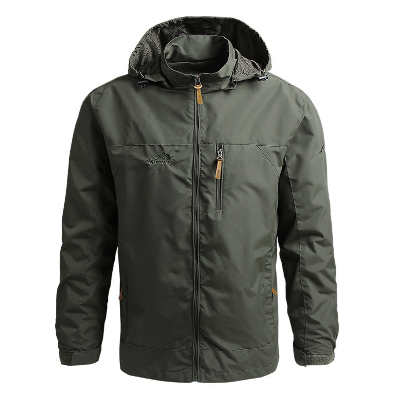 【M~5XL】2024 Chaqueta deportiva a prueba de viento para montañismo al aire libre para hombres