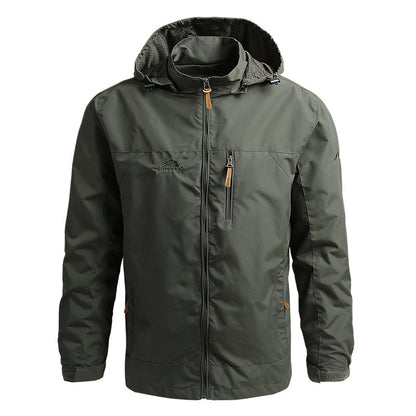 【M~5XL】2024 Chaqueta deportiva a prueba de viento para montañismo al aire libre para hombres