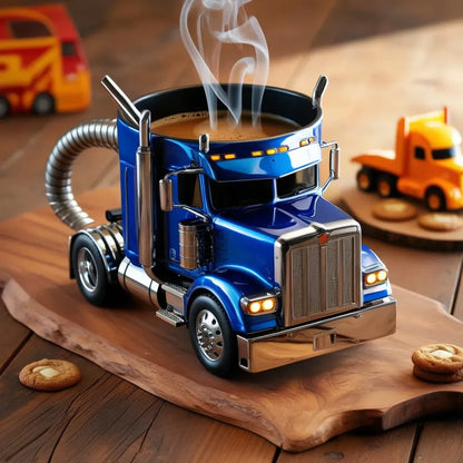 👍🚛Căni de cafea lucrate manual, în formă de camion【Limitat la două articole】