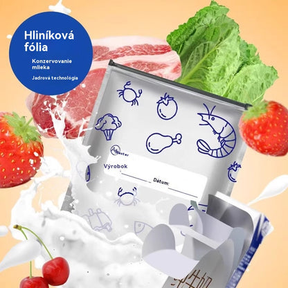 🔥🔥Celkom 90 antibakteriálnych hliníkových fóliových vrecúšok, super jednoduché použitie, pre zachovanie čerstvosti.