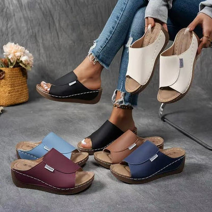[36-43] Sandalias de cuña con plataforma para mujer