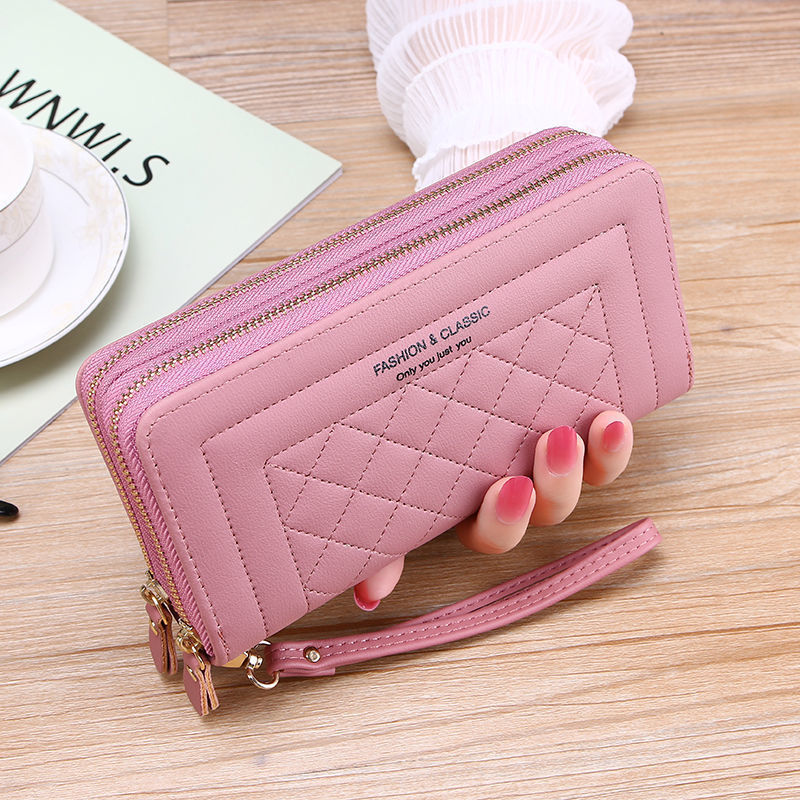 🔥👜2025, la última cartera de moda para mujer de múltiples capas con doble cremallera