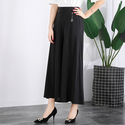 👖❤️【M-5XL】 Nové dámske letné široké nohavice z ľadového hodvábu na rok 2025
