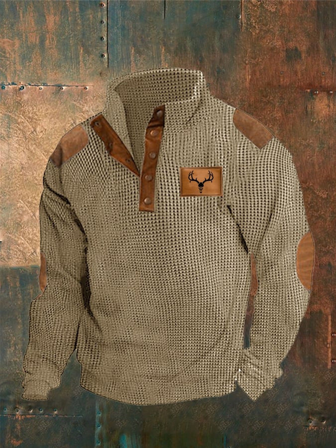 🔥【S-5XL】 Jesenný a zimný pánsky ležérny stojací golier s dlhými rukávmi