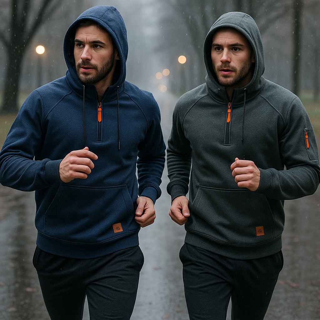 🔥✨ 【S-3XL】Nová pánska mikina na jeseň a zimu, voľný strih s flísovou podšívkou