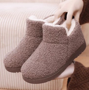 【35-41】Nuevas botas de nieve cálidas y afelpadas de moda 2025.