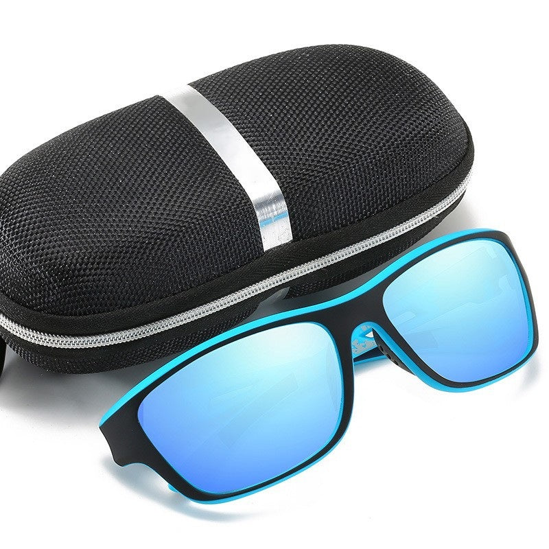 🚵‍♂️😎 【50% de descuento 🔥】🕶⚡ Gafas de sol deportivas polarizadas para hombre con lente de espejo real, modernas y a prueba de polvo, perfectas para ciclismo al aire libre