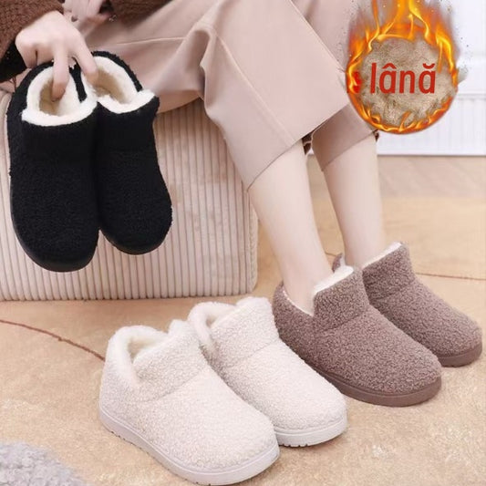 【35-41】Nuevas botas de nieve cálidas y afelpadas de moda 2025.